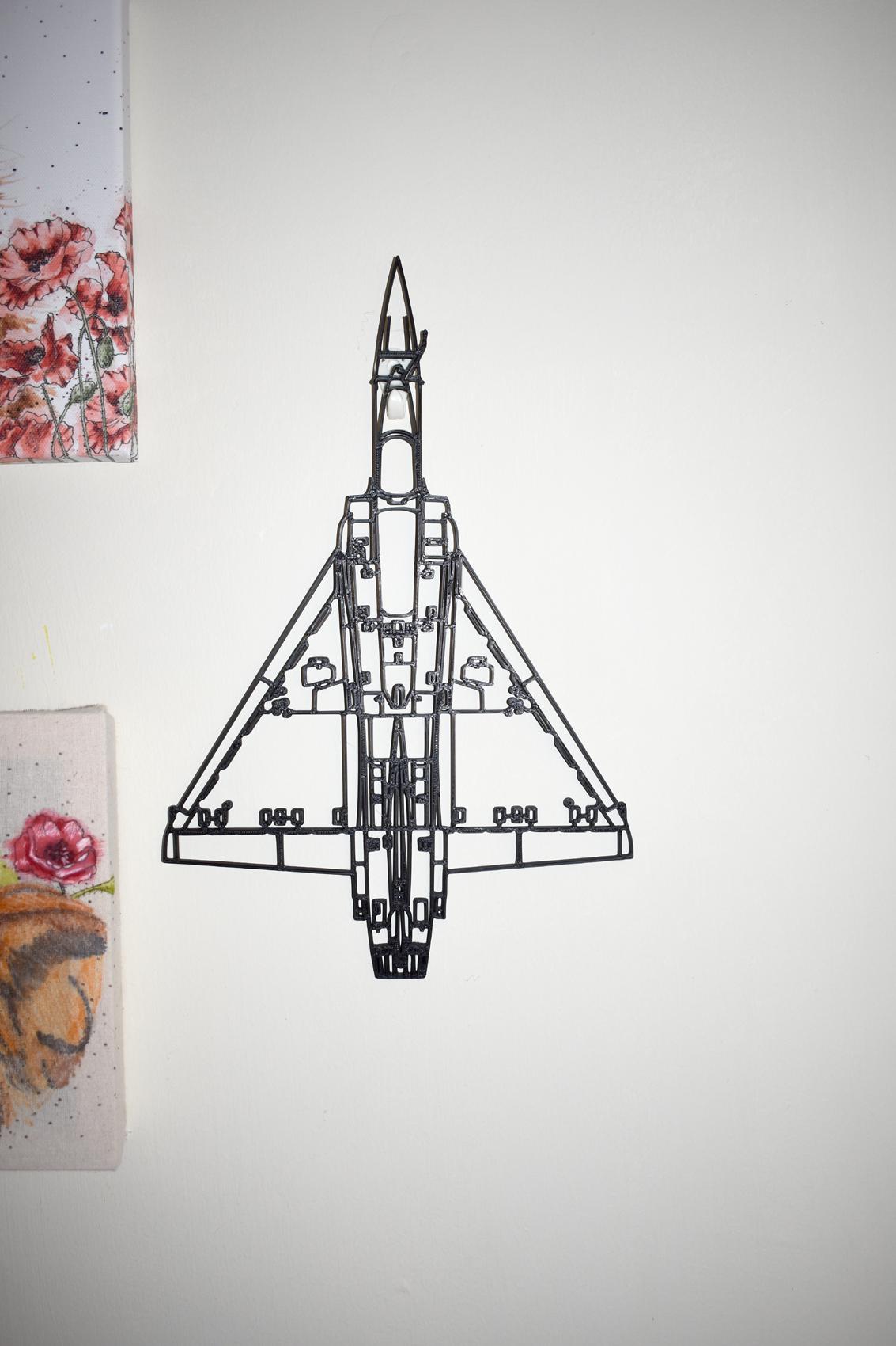 Dassault Mirage 2000 Fighter Jet Wall Art - (20cm to 45cm in length)