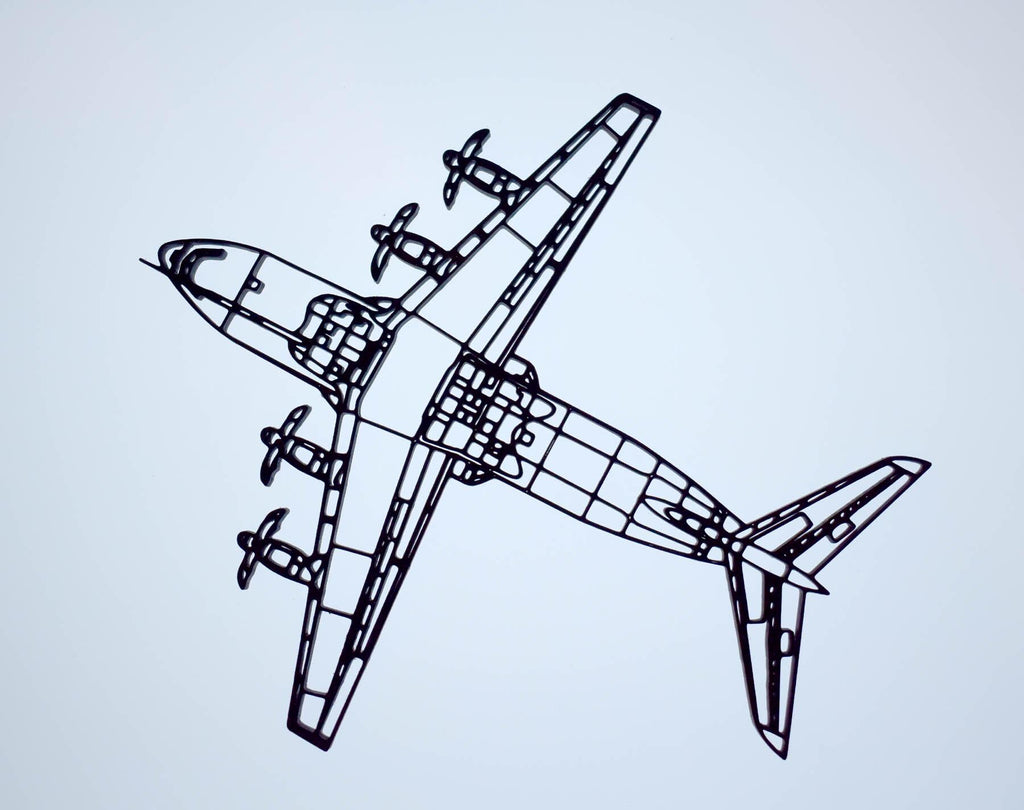 Airbus A400M Atlas Military Transport Aircraft Wall Art (20 to 45cm long)