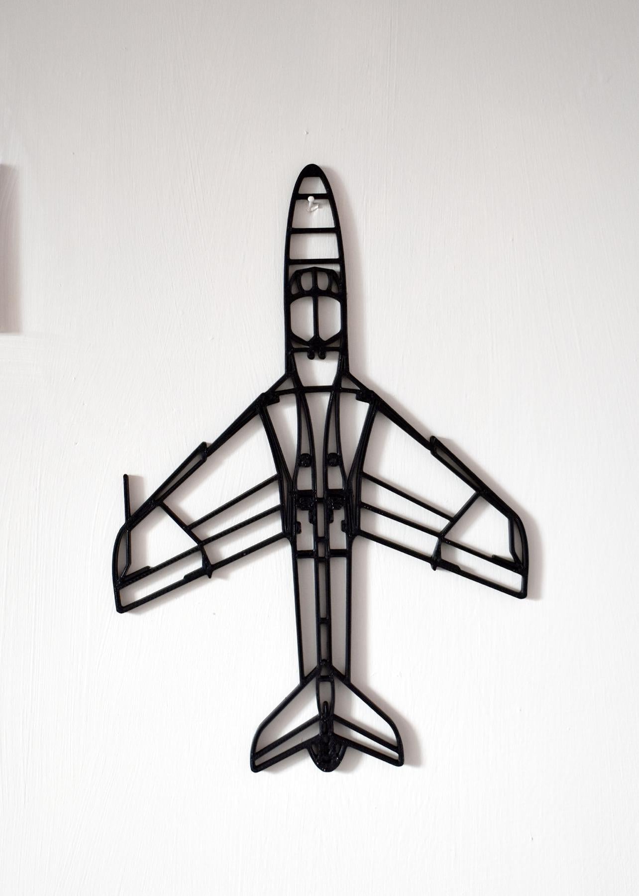 Hawker Hunter T.7 two-seat Jet Trainer Wall Art - 20cm to 45cm in length