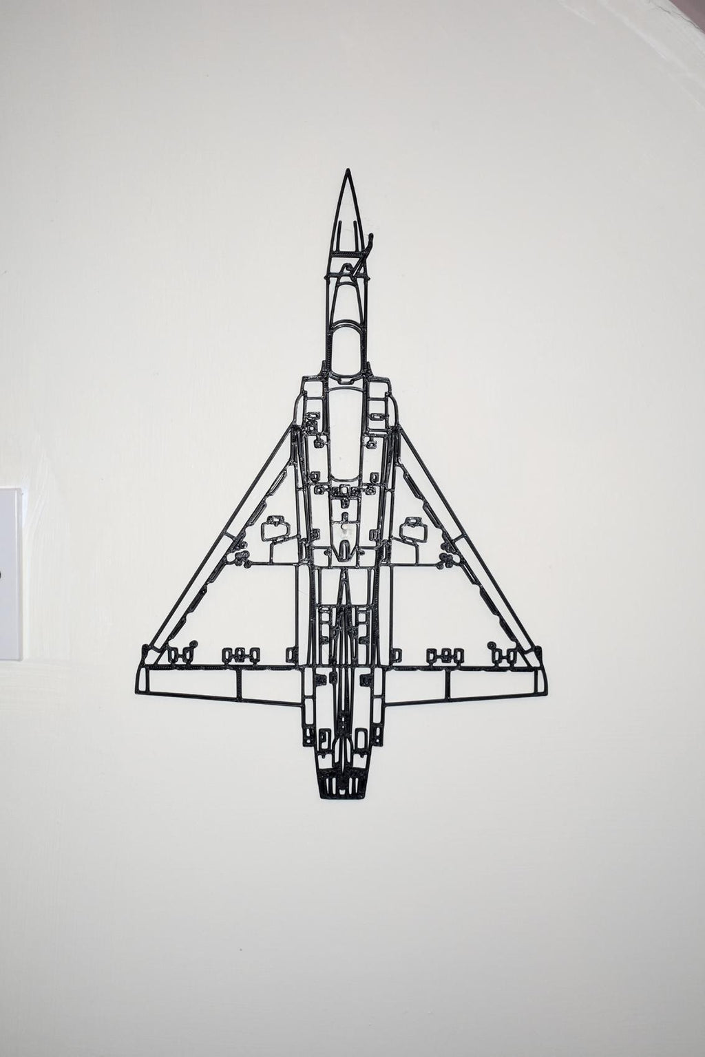 Dassault Mirage 2000 Fighter Jet Wall Art - (20cm to 45cm in length)