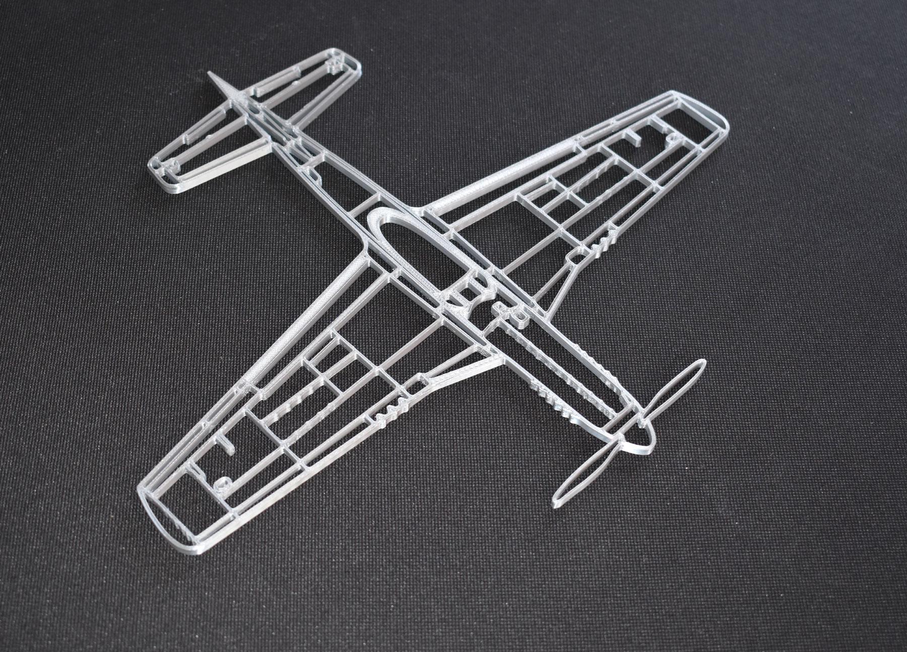 North American P-51D Mustang, WW2 Fighter Aircraft, Wall Art - (20cm-45cm span)