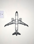 Airbus A220, five-abreast narrow-body airliner Wall Art - (20 to 40cm span)