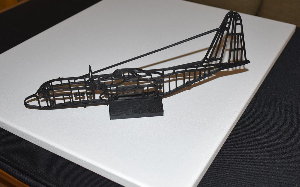 Lockheed Hercules C.1 (C-130K) Profile Artwork for the wall, desktop, shelf, mantelpiece etc (30cm long)