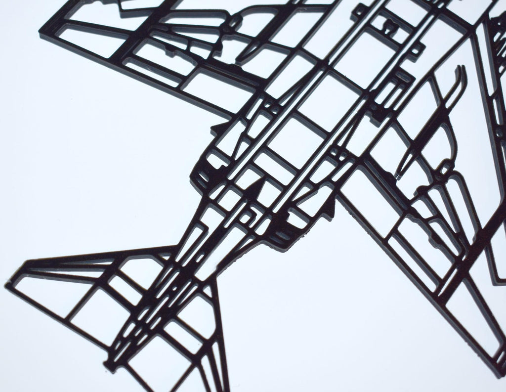 McDonnell Douglas Phantom FGR.2 Jet Fighter Wall Art - 20cm-45cm in length