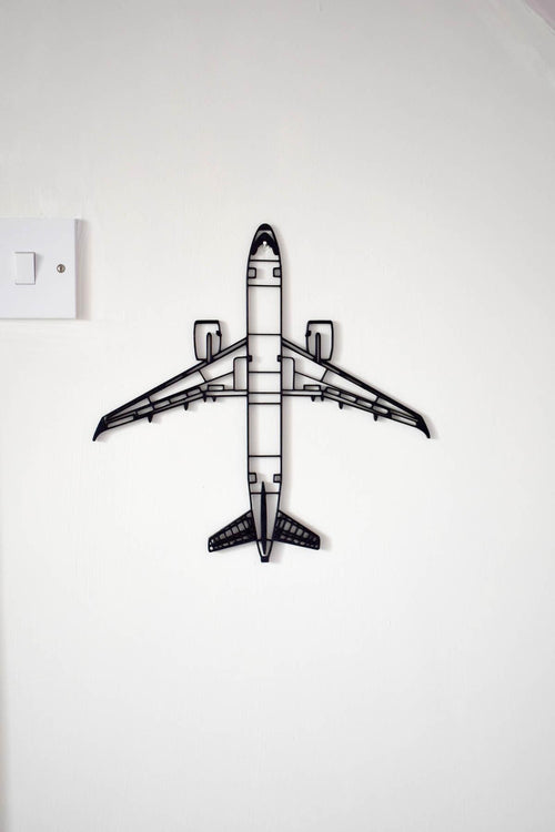 Airbus A220, five-abreast narrow-body airliner Wall Art - (20 to 40cm span)